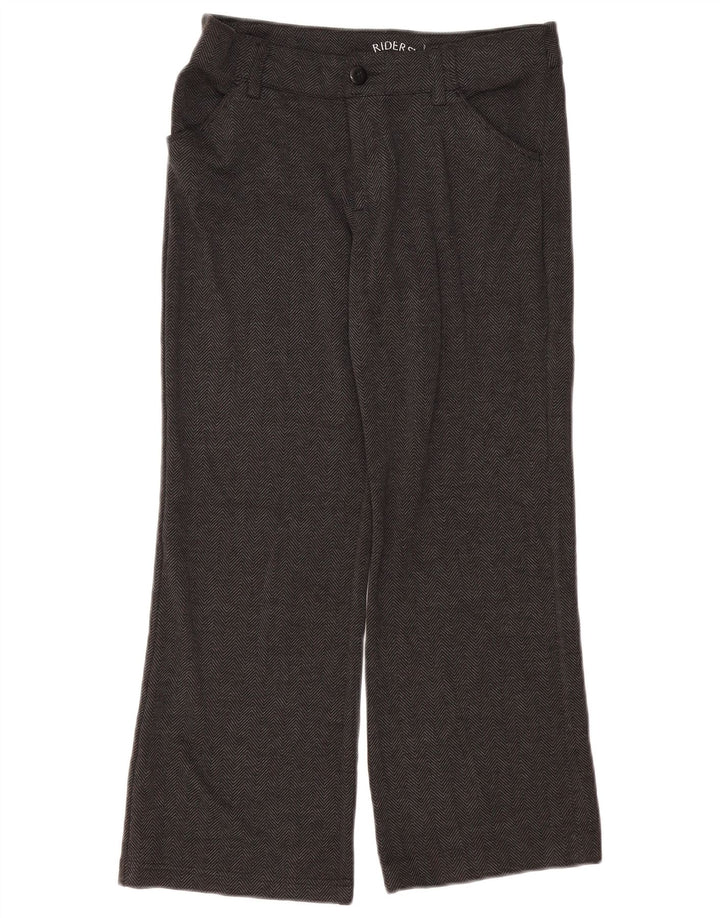 Pantaloni corti da donna LEE Riders Bootcut W32 L25 Grigi a spina di pesce