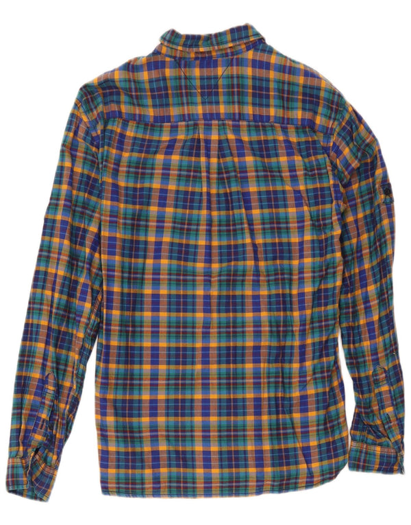 Tommy Hilfiger Camicia in flanella per ragazzi 15-16 anni XL Cotone a quadri multicolore