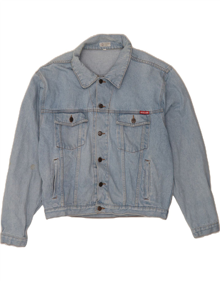 AMERICANINO Mens Denim Jacket UK 40 Large Blue Vintage Americanino and Second-Hand Americanino from Messina Hembry 
