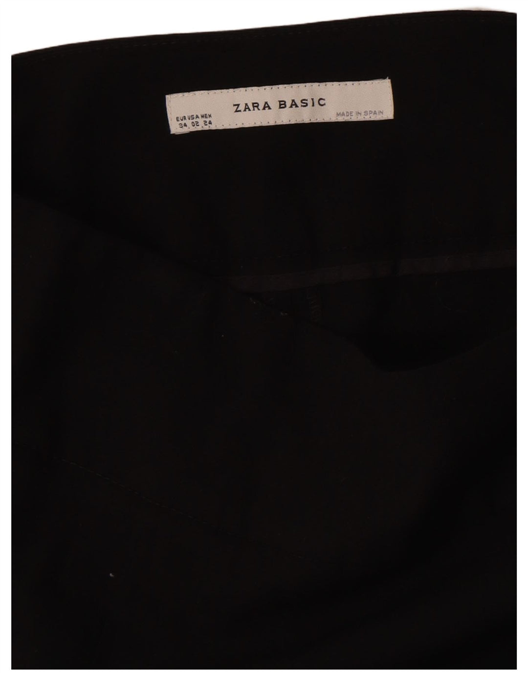 Gonna a tubino da donna Zara EU 34 2XS W24 Nera