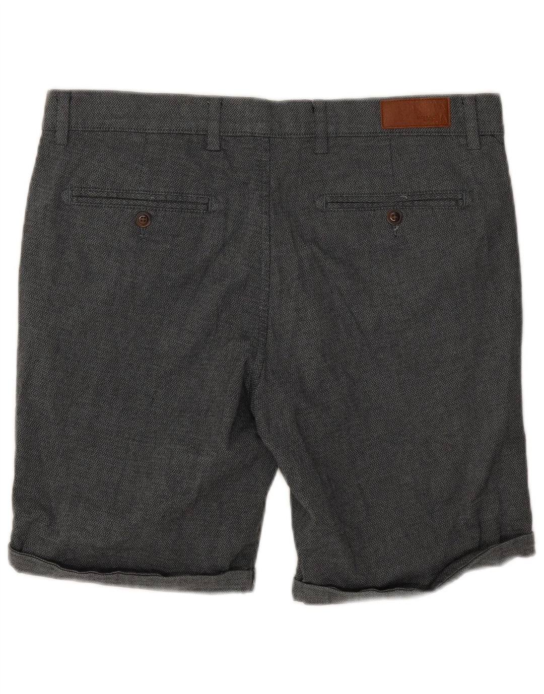 Pantaloncini chino da uomo Jack & Jones grandi W34 cotone maculato grigio