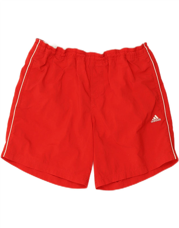 ADIDAS Mens Swimming Shorts Large Red Polyamide