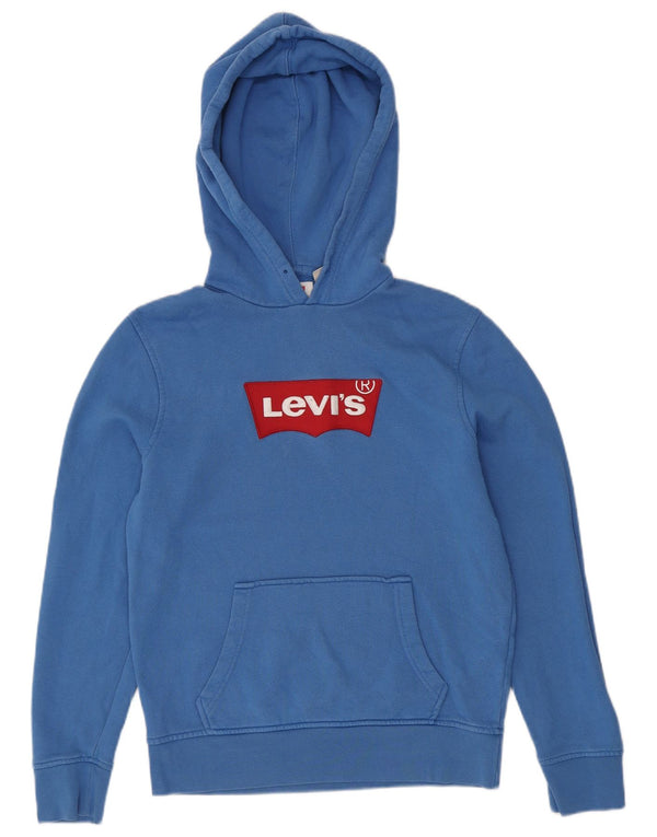 Maglione con cappuccio grafico da uomo LEVI'S piccolo in cotone blu