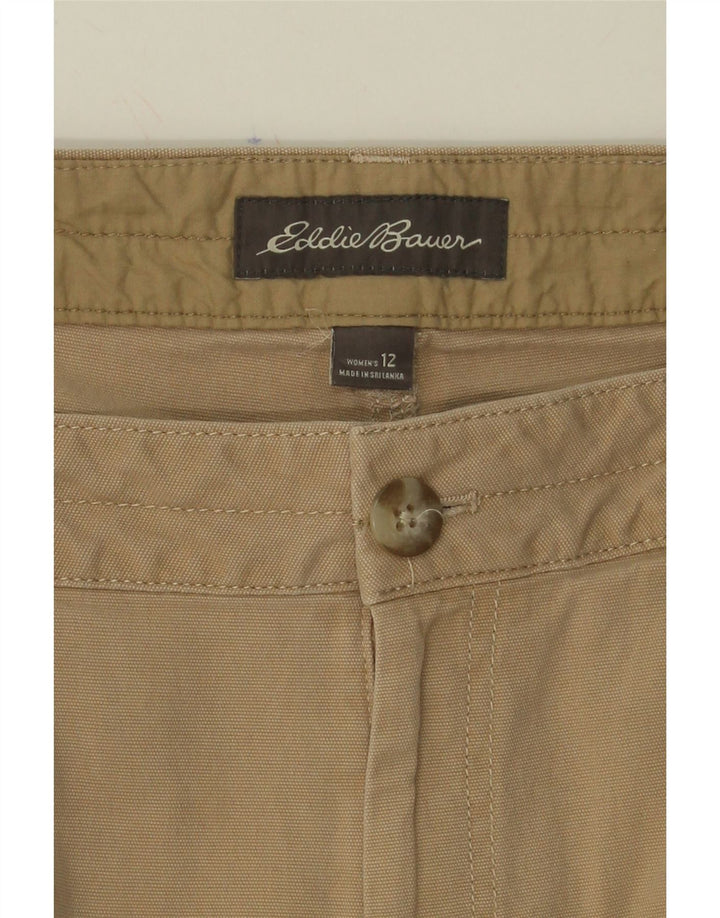 EDDIE BAUER Womens Cargo Shorts US 12 Large W34 Beige Cotton Vintage Eddie Bauer and Second-Hand Eddie Bauer from Messina Hembry 