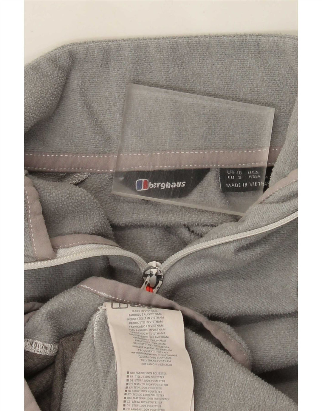 Giacca in pile da donna Berghaus UK 10 Small Poliestere grigio