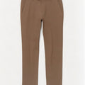 Pantaloni da abito dritti da uomo Ted Baker W34 L32 in cotone beige