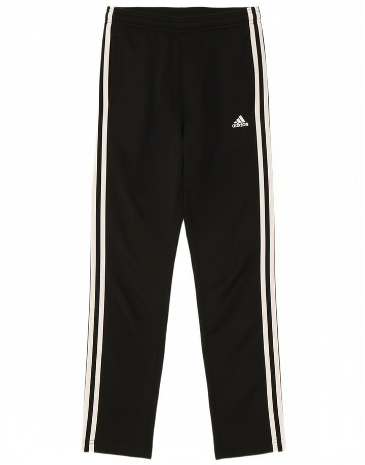 Pantaloni della tuta da ragazzo Adidas 11-12 anni in poliestere nero