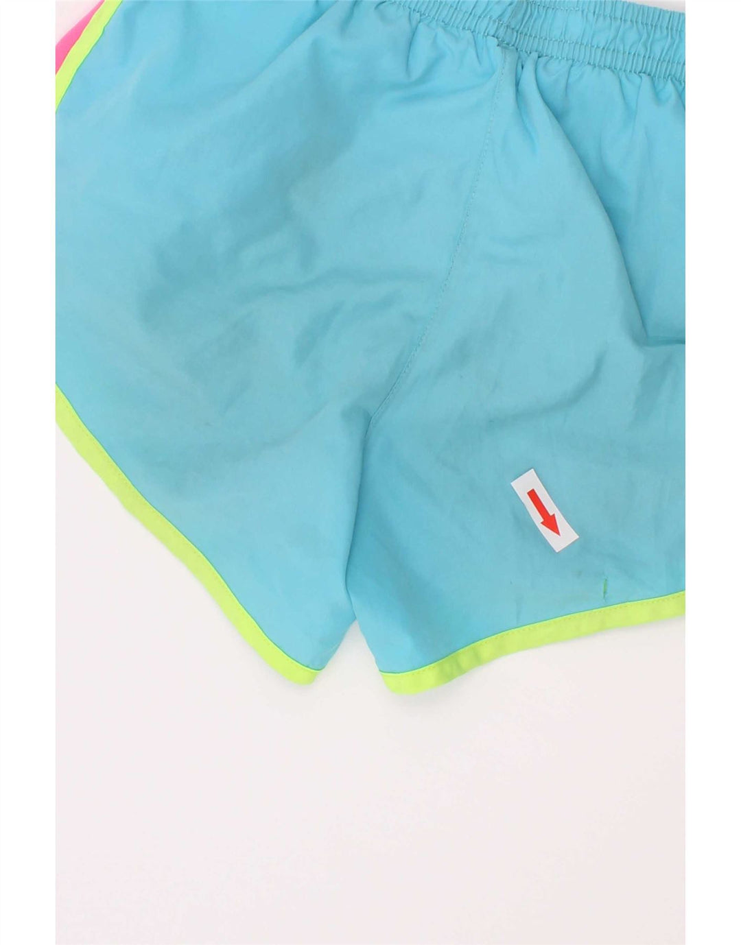 Pantaloncini sportivi Nike per ragazze 5-6 anni in poliestere color block blu medio