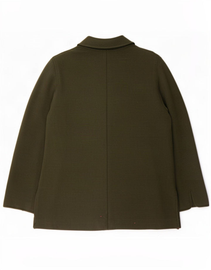 Luisa Spagnoli Giacca Blazer da Donna a 1 Bottone UK 18 XL Verde