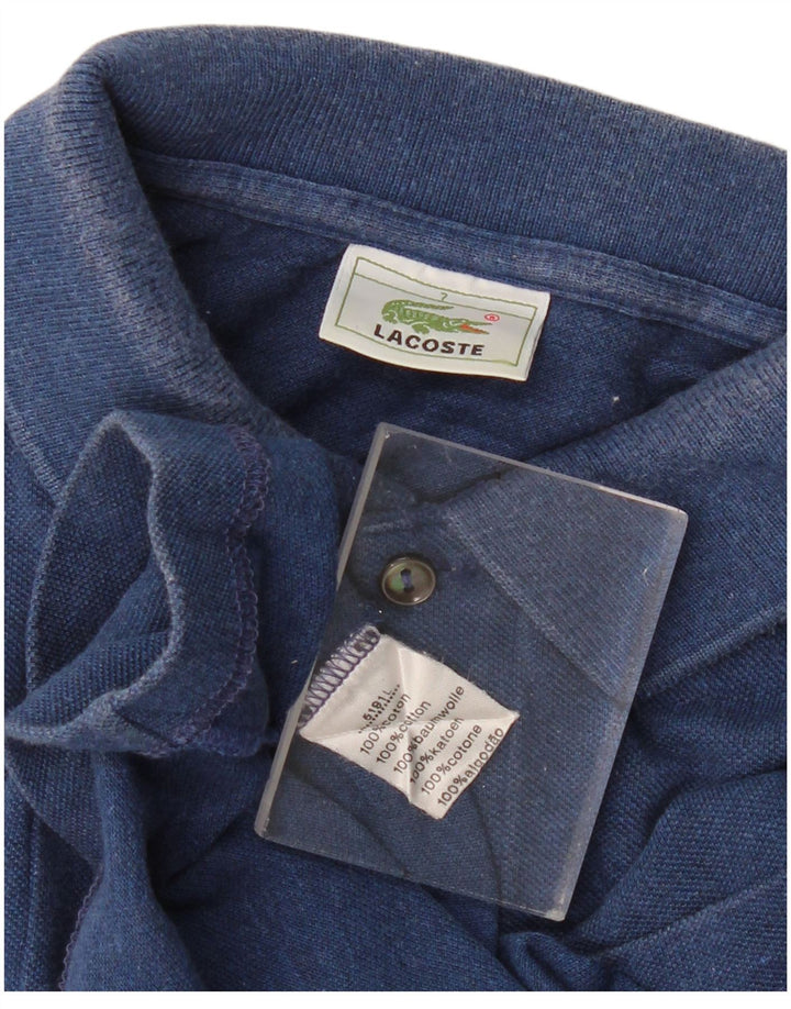 Polo da uomo Lacoste taglia 7 2XL cotone blu navy