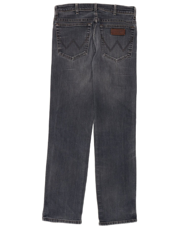 WRANGLER Jeans dritti elasticizzati Texas da uomo W32 L32 cotone blu