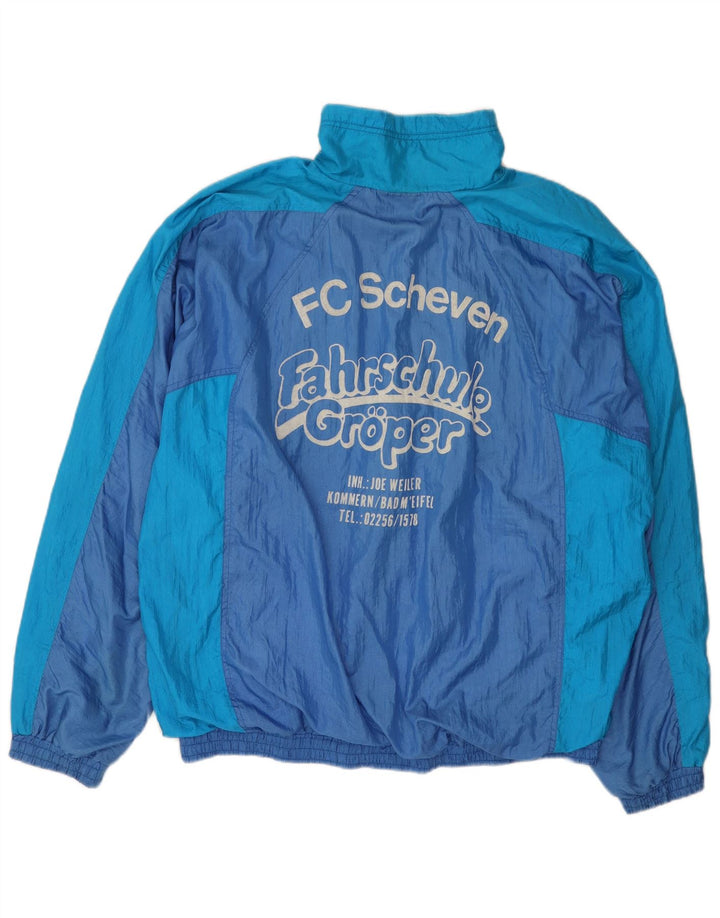 Giacca da ginnastica da uomo con grafica Rucanor UK 44/46 XL Blu Colourblock