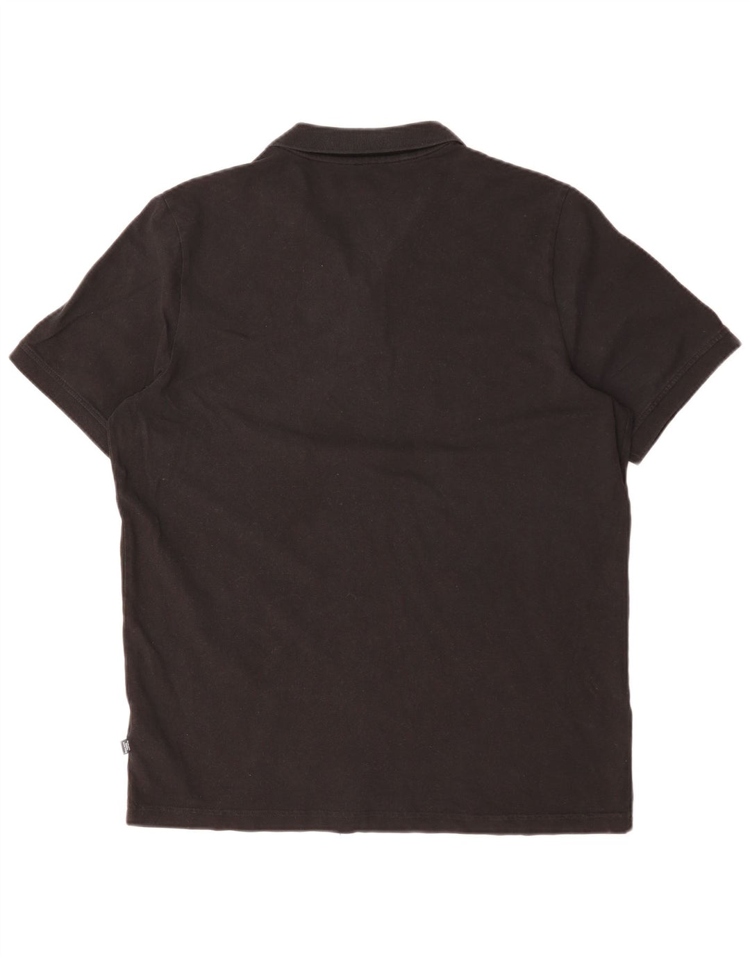 Polo PUMA da uomo grande in cotone nero