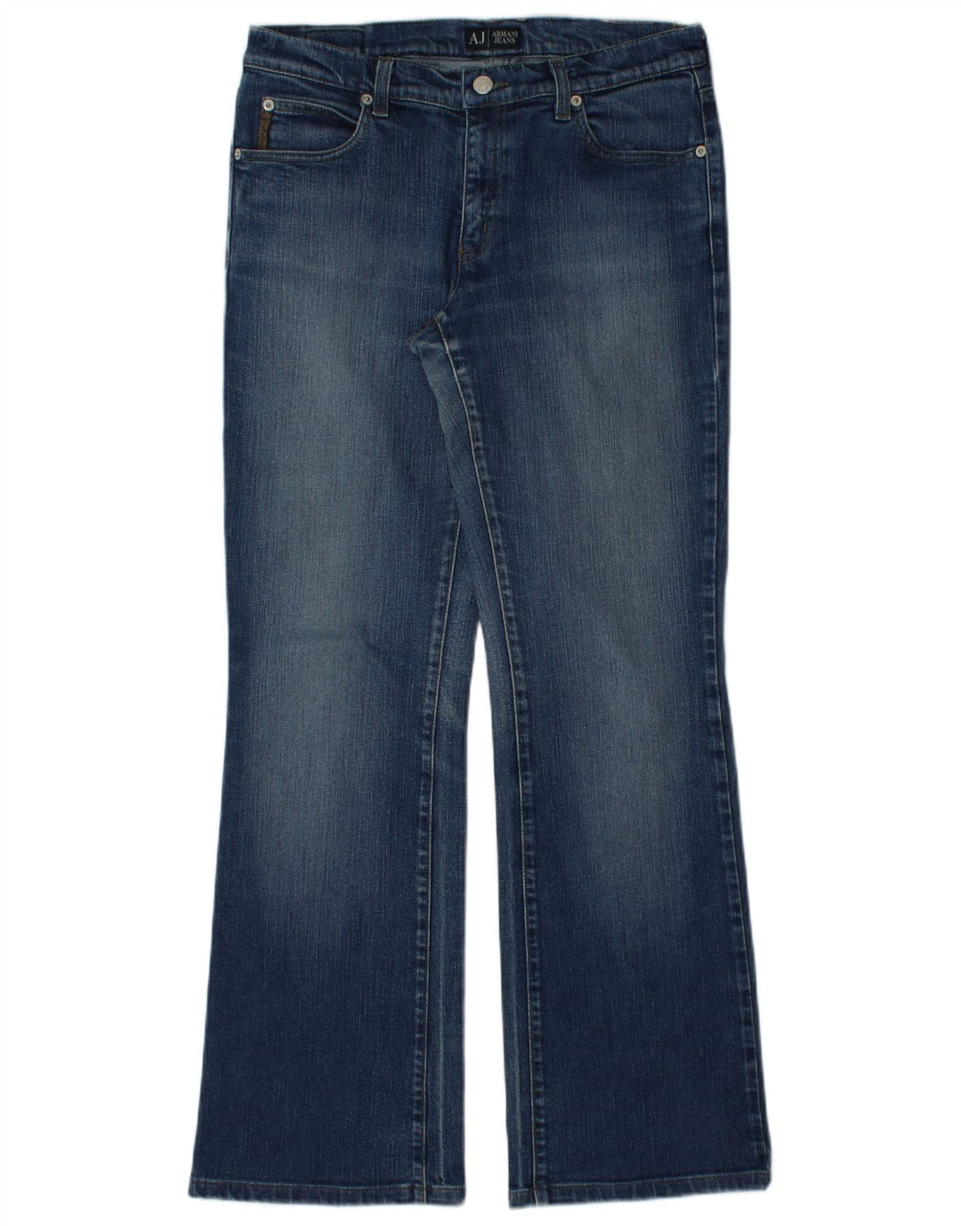 Jeans Bootcut da donna Armani W31 L30 cotone blu