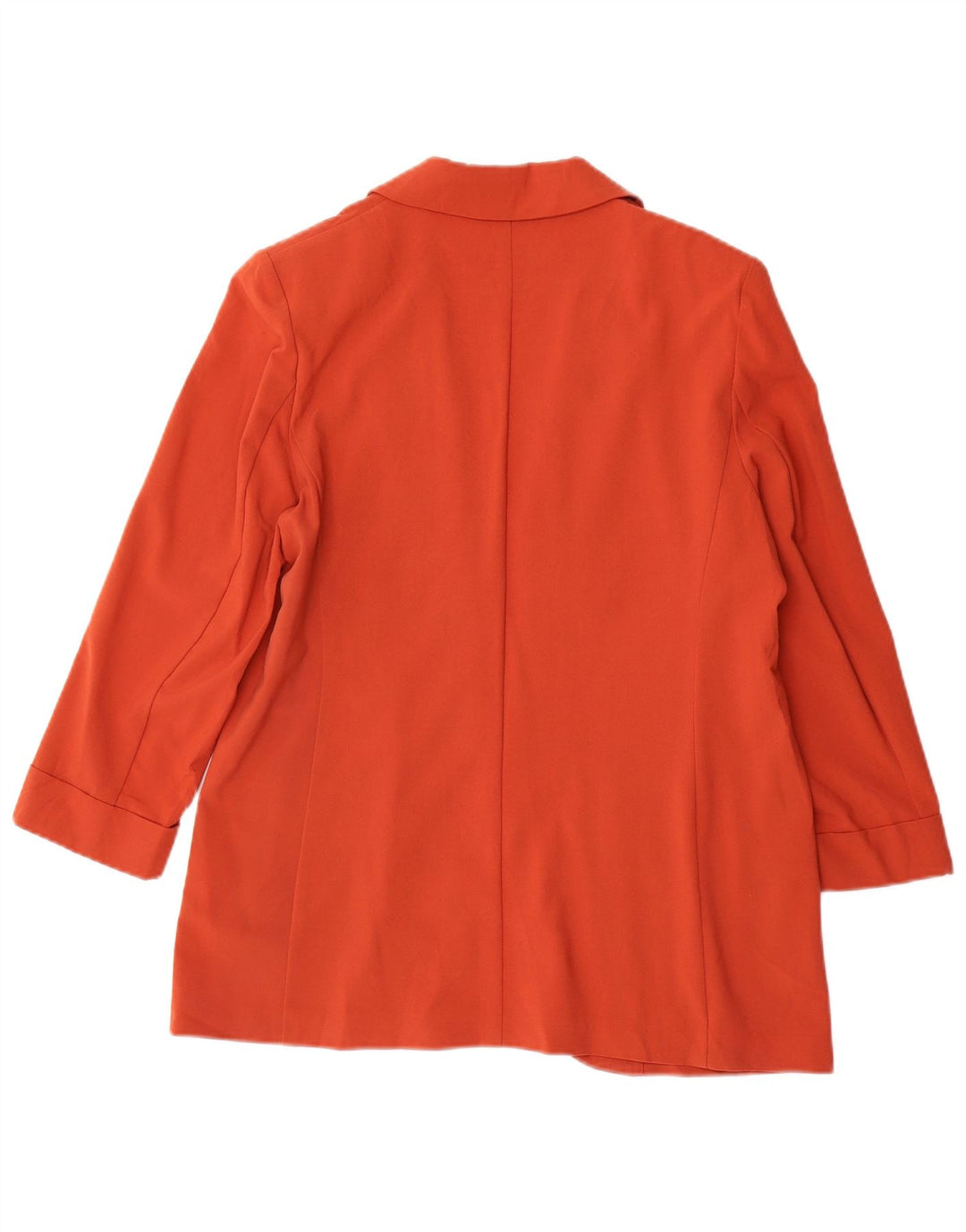 Giacca blazer con maniche a 3/4 aperte da donna Marks & Spencer UK 12 arancione medio