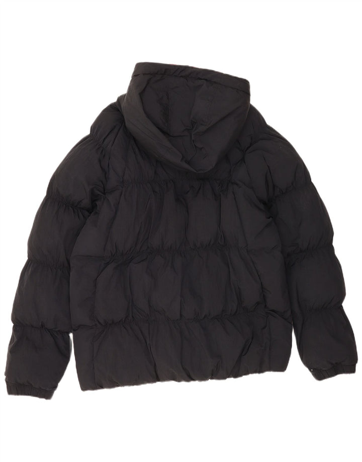 Giacca imbottita con cappuccio Jordan da uomo UK 40 grande nylon nero