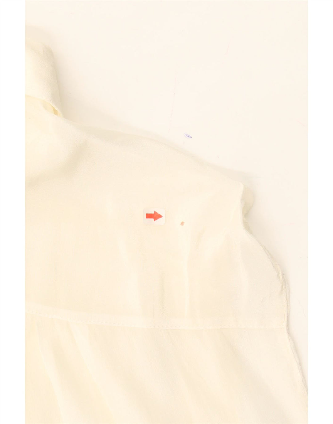 VINTAGE Womens Oversized Sleeveless Shirt Blouse IT 44 Medium White Vintage Vintage and Second-Hand Vintage from Messina Hembry 