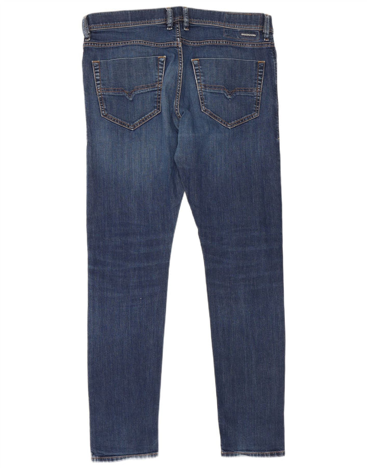 Jeans slim da uomo Diesel W34 L31 cotone blu navy