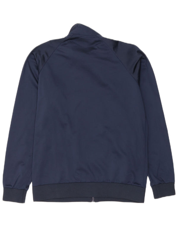 Giacca da ginnastica da uomo Asics piccola in poliestere blu navy