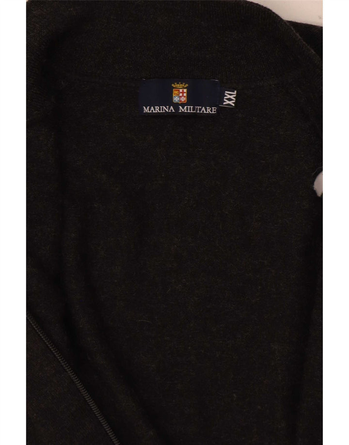 Maglione cardigan da uomo Marina Militare 2XL Grigio