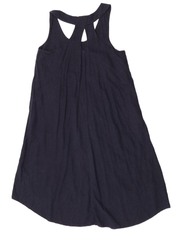 Abito halter da donna Fat Face UK 14 Grande lino blu navy