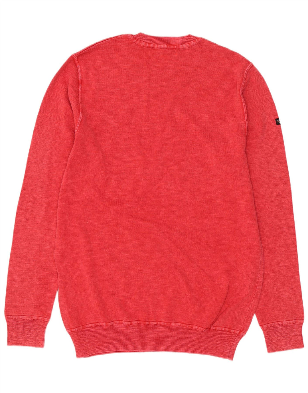 Maglione maglione girocollo da uomo Superdry grande cotone rosso