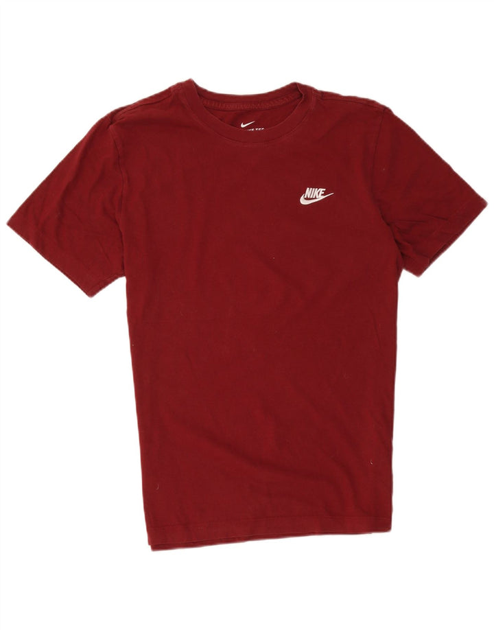 T-shirt da uomo Nike Top in cotone rosso medio