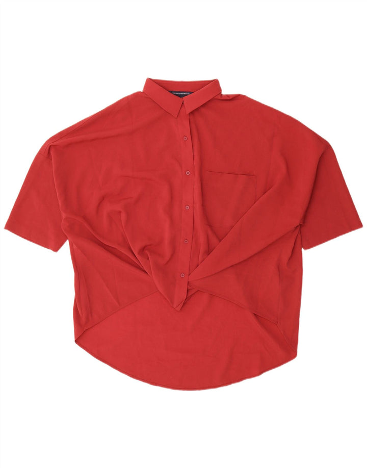 Camicetta da donna a maniche corte da donna French Connection UK 16 grande rossa
