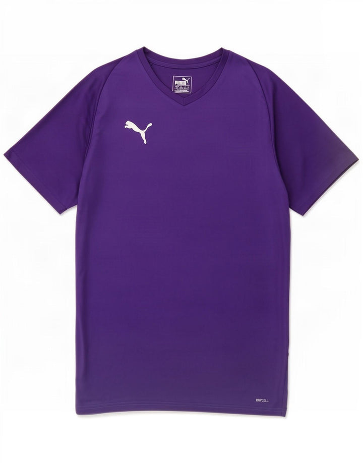 T-shirt da uomo Puma Top grande viola in poliestere
