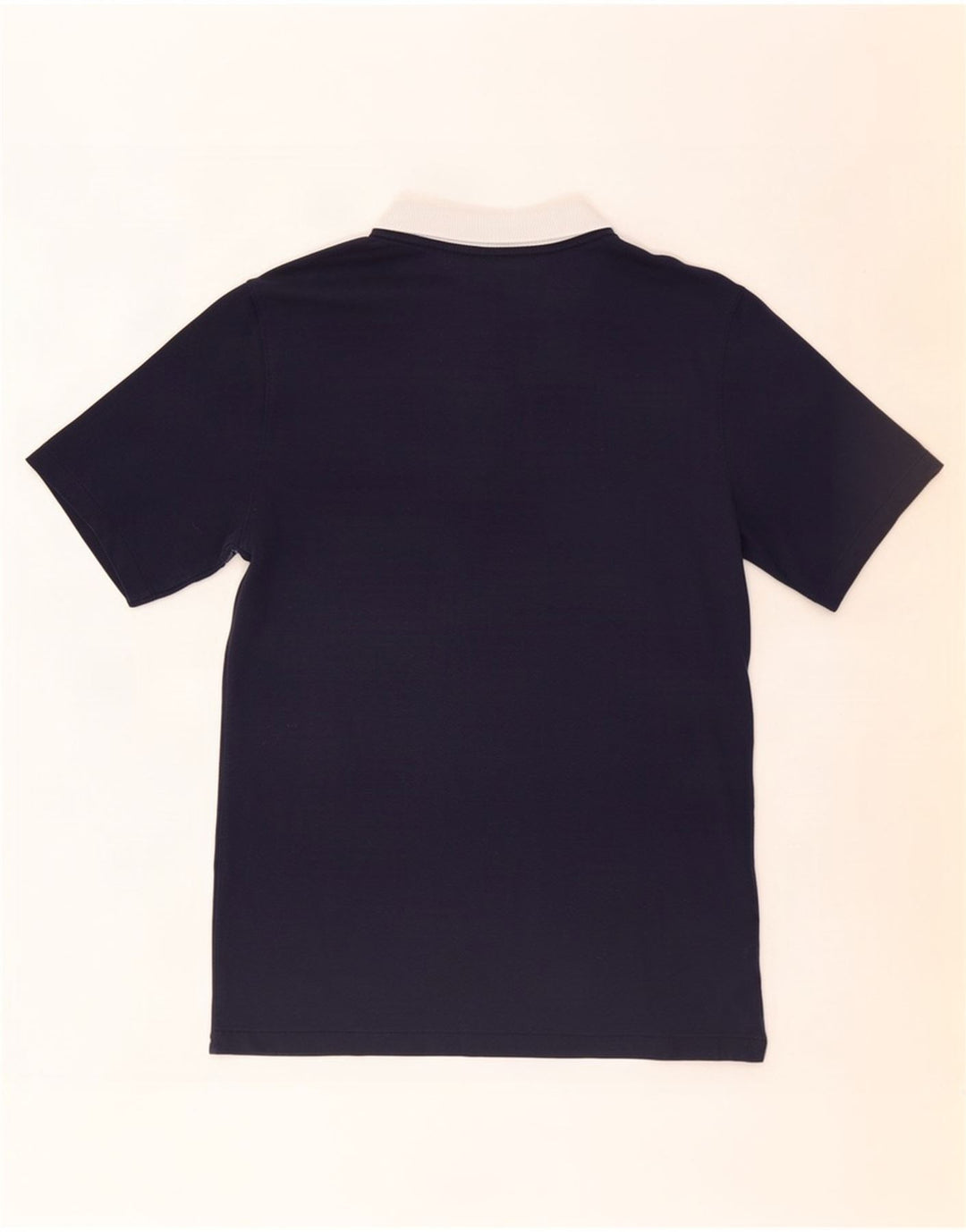 Polo grafica da uomo Nike Dri Fit piccola in poliestere color block blu navy