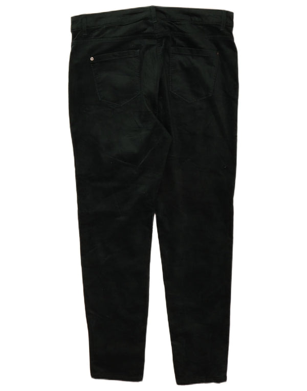 Pantaloni casual slim da donna Marks & Spencer UK 14 Large W32 L29 Verde