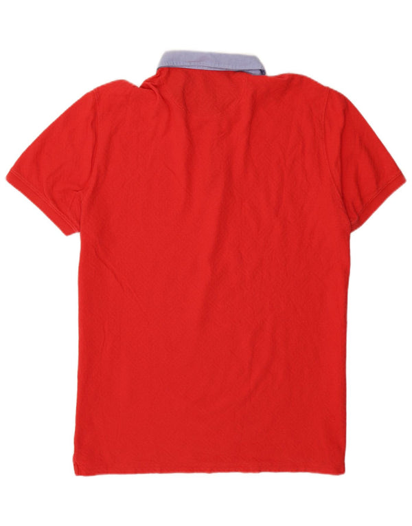 Polo da rugby da uomo, vestibilità casual, Massimo Dutti, XL, rossa