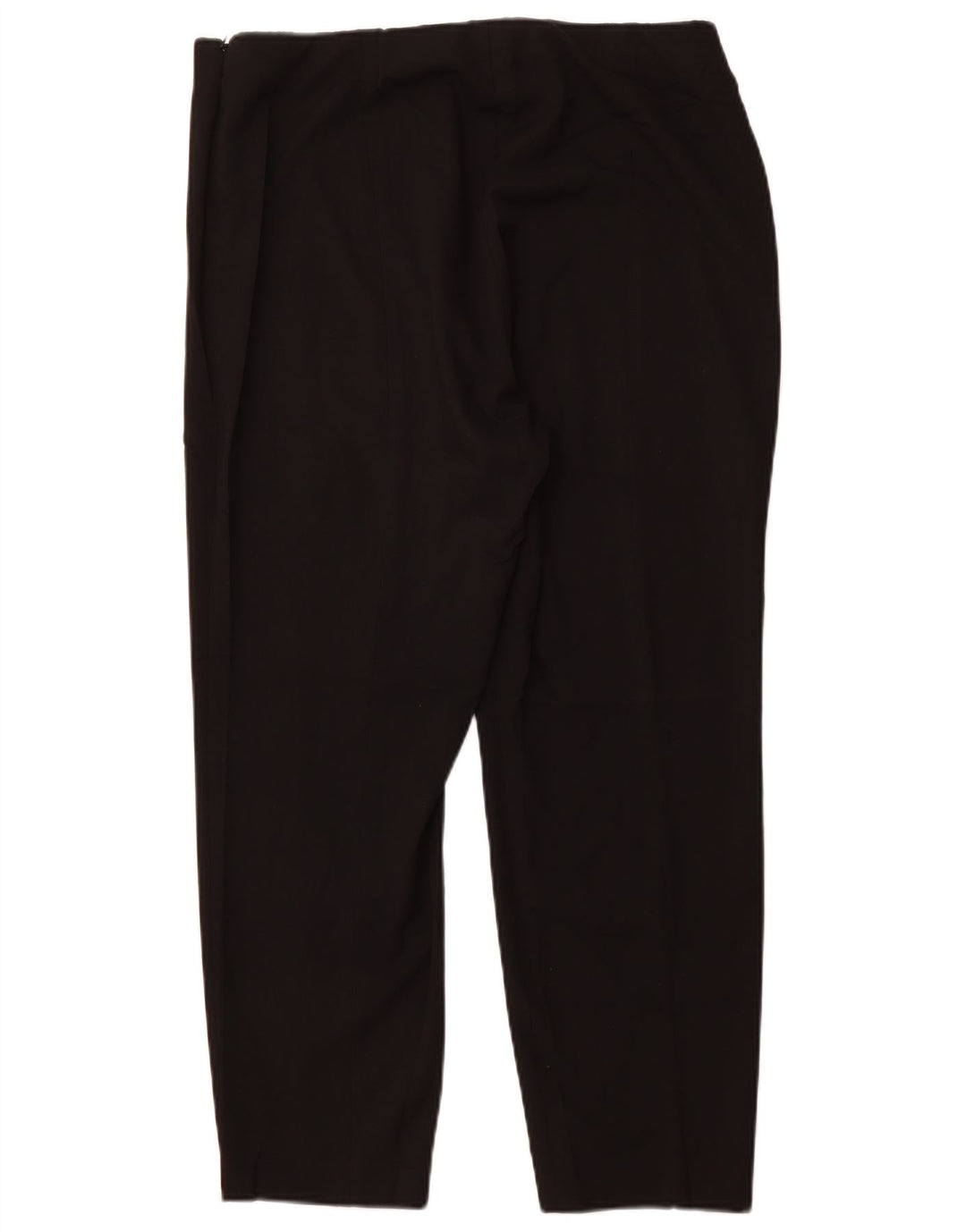 CALVIN KLEIN Pantaloni casual slim da donna US 14 XL W34 L27 Poliestere nero