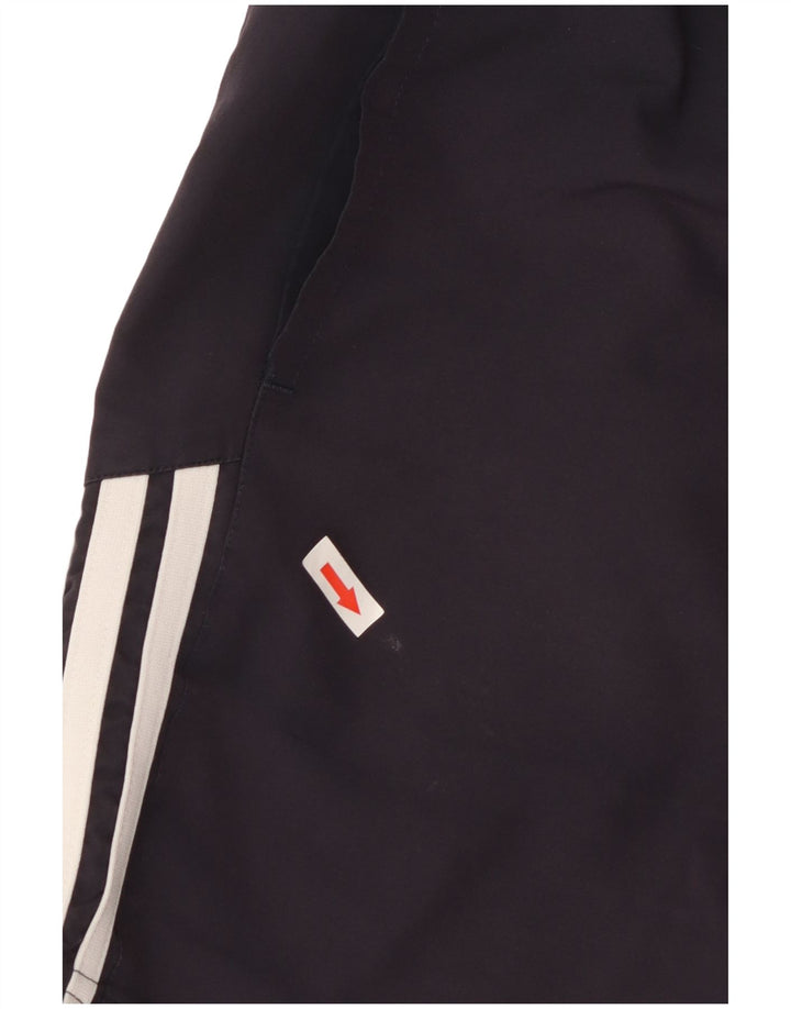 Pantaloncini sportivi da uomo Adidas medi in poliestere blu navy