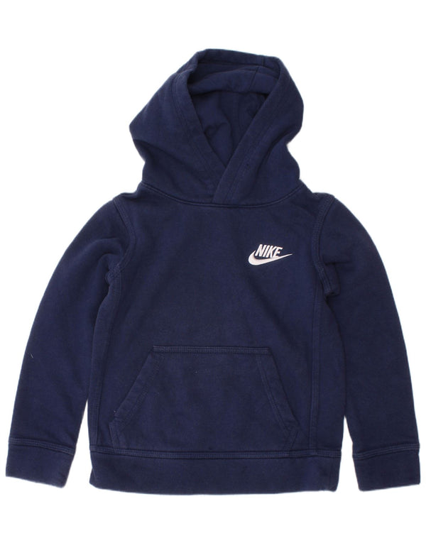 Maglione con cappuccio NIKE per ragazzi 3-4 anni XS in cotone blu navy