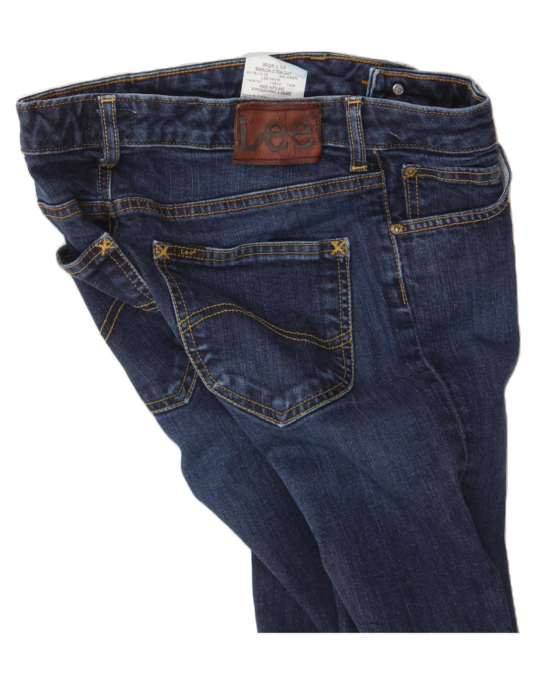 LEE Womens Marion Slim Jeans W28 L26 Blue Cotton Vintage Lee and Second-Hand Lee from Messina Hembry 