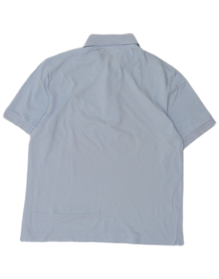 Polo da uomo Lacoste taglia 4 in cotone blu medio
