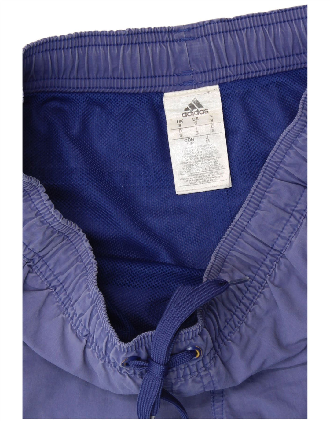 Pantaloncini sportivi da uomo ADIDAS piccoli blu in poliestere