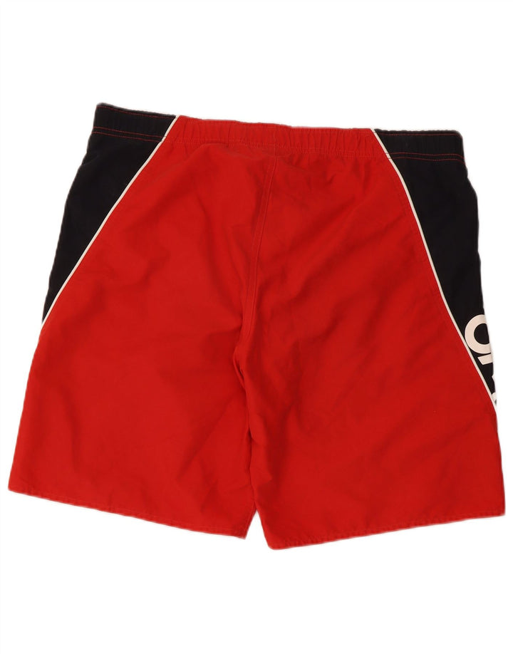 Pantaloncini sportivi grafici da uomo O'Neill piccoli in poliestere color block rosso