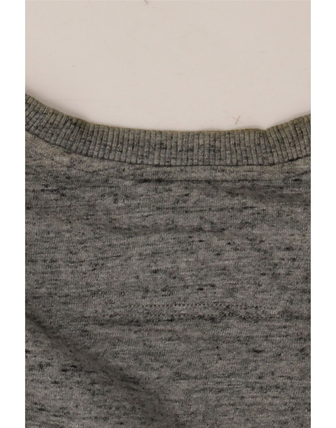 CALVIN KLEIN JEANS Felpa con grafica da uomo Maglione piccolo grigio screziato