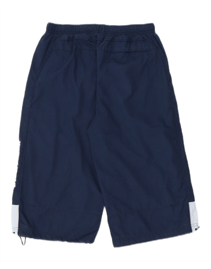NIKE Mens Bermuda Sport Shorts Small  Navy Blue Colourblock Vintage Nike and Second-Hand Nike from Messina Hembry 