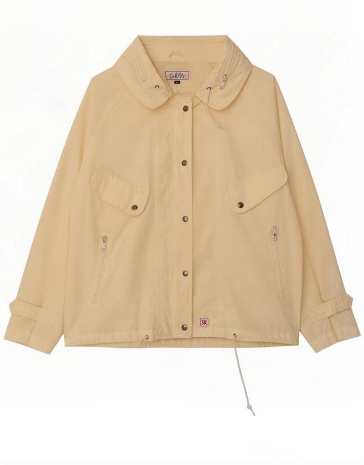Giacca vintage da donna IT 42 Poliestere giallo medio