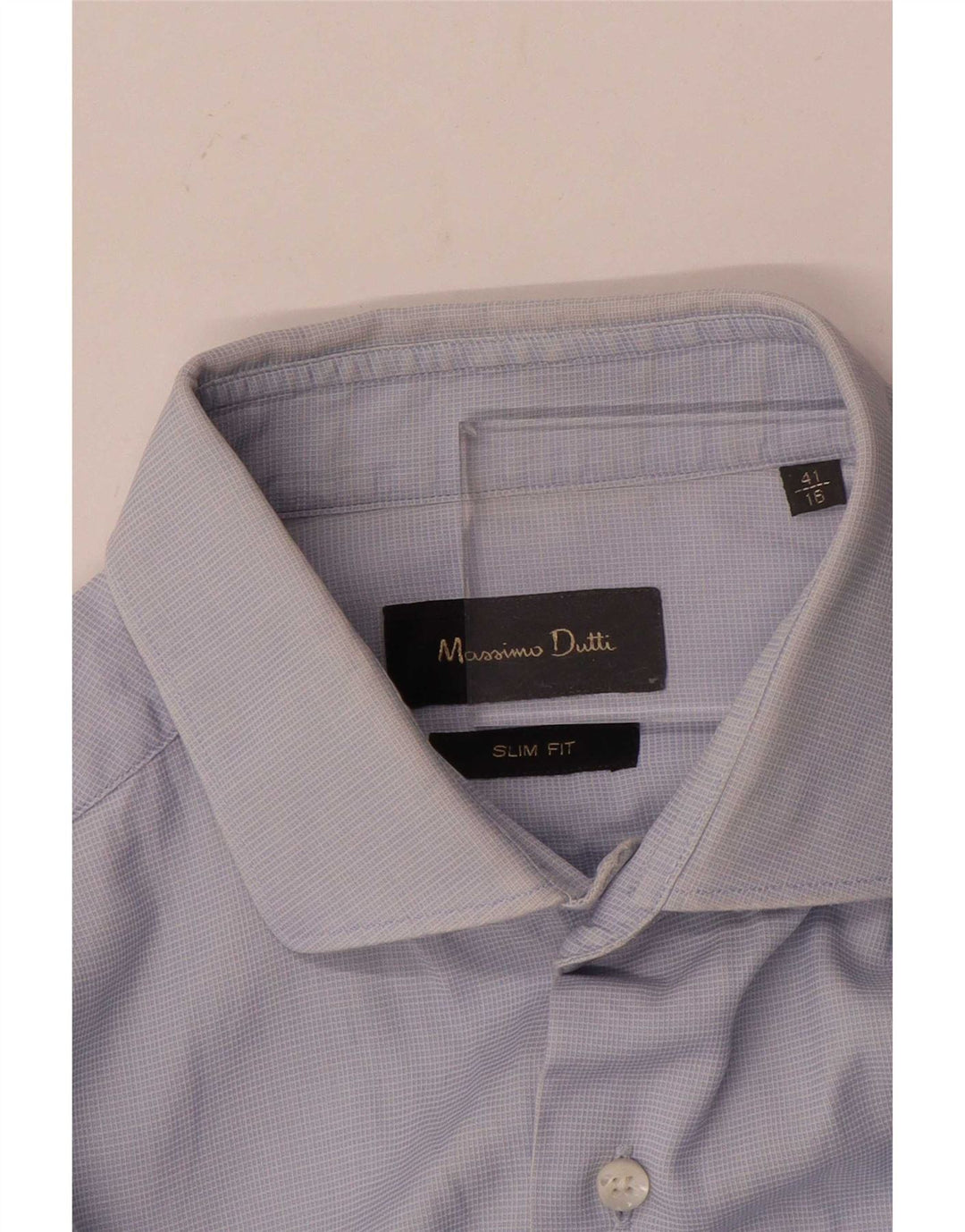 Camicia da uomo slim fit Massimo Dutti taglia 41 16 grande blu