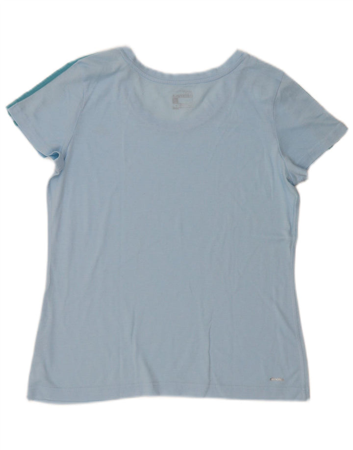 T-shirt Adidas da donna Top UK 16/18 grande blu