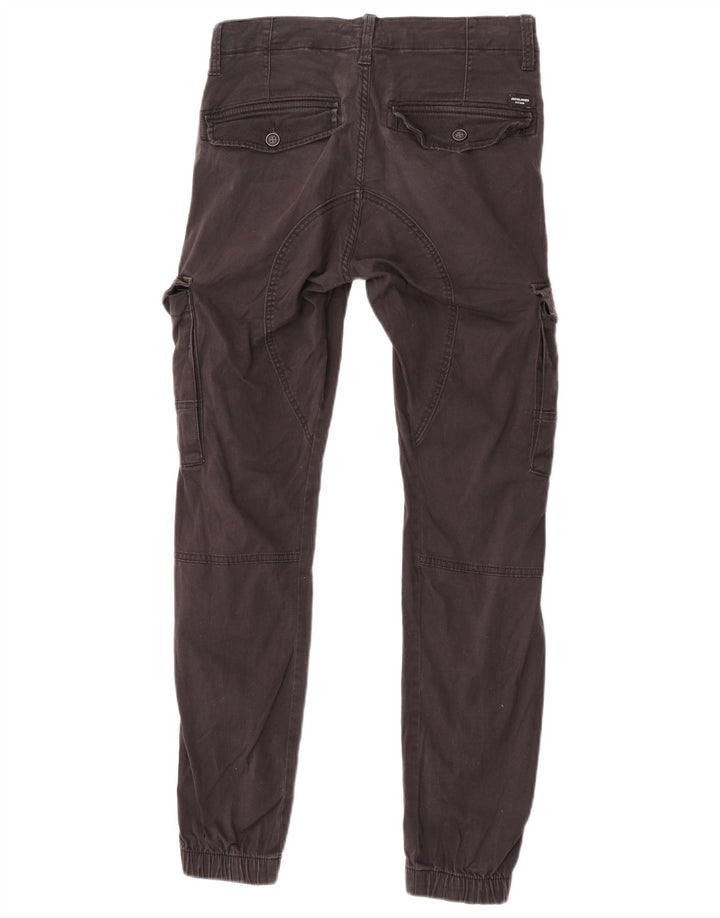 Pantaloni cargo da jogging da donna Jack & Jones W28 L29 cotone nero