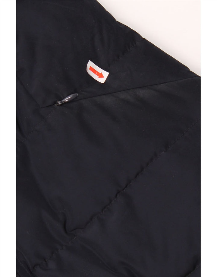 Cappotto imbottito con cappuccio per bambina Armani Junior 13-14 anni in poliestere blu navy