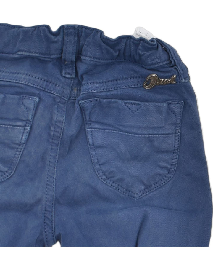 DIESEL Jeans Straight Bambina 4-5 Anni Cotone Blu