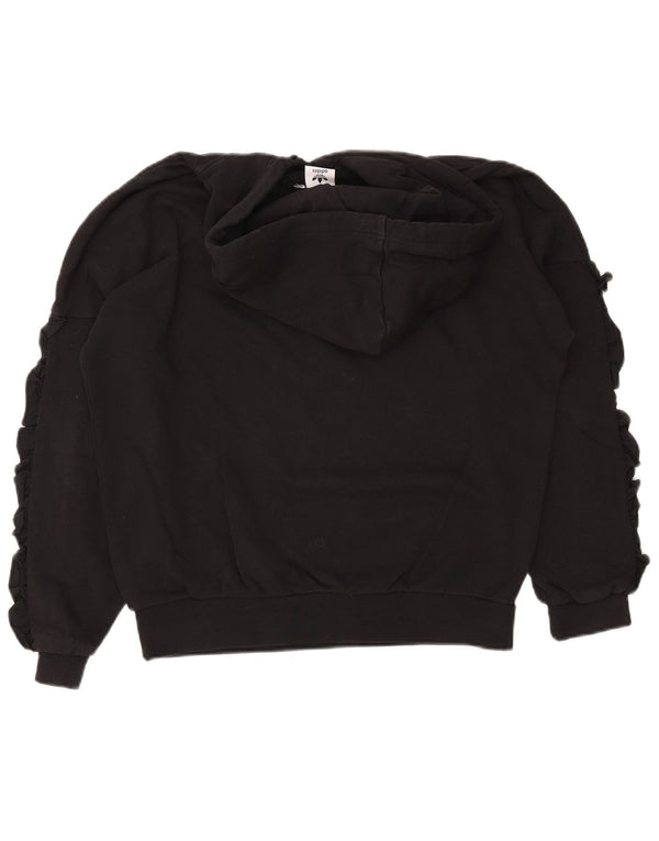Felpa con cappuccio oversize da donna ADIDAS UK 16 grande nera