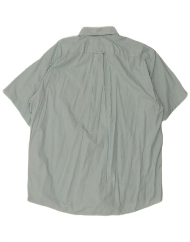 Camicia a maniche corte da uomo Lacoste taglia 42 grande blu