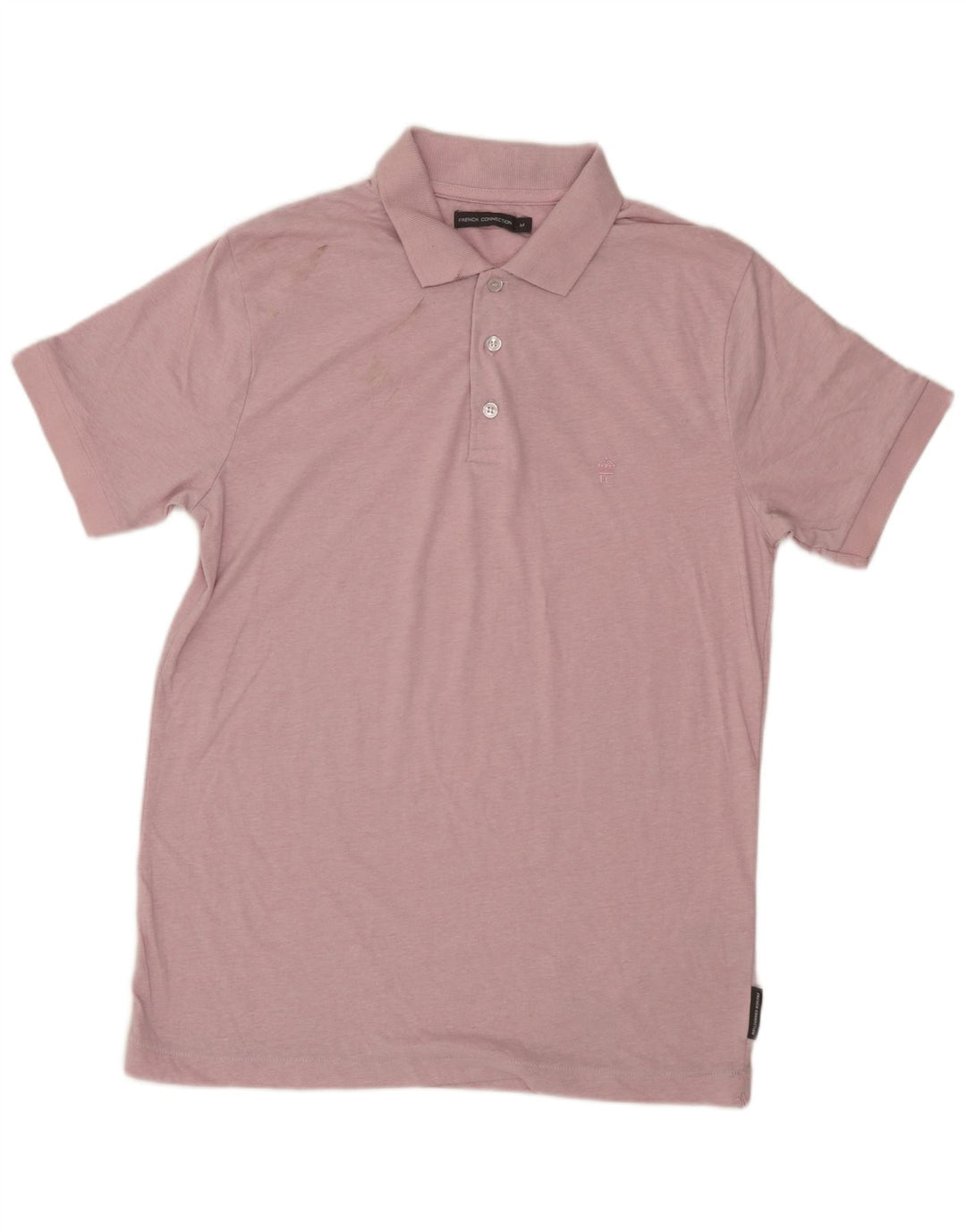 Polo da uomo FRENCH CONNECTION in cotone rosa medio